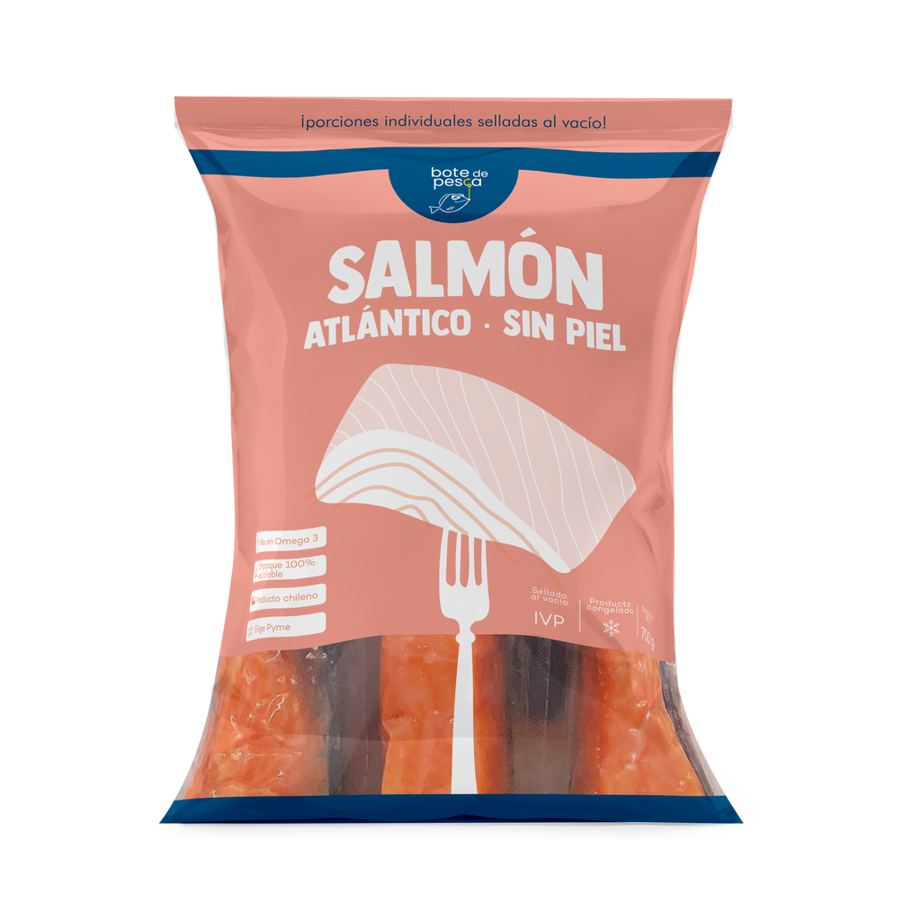 (R) Salmón atlántico sin piel 700gr